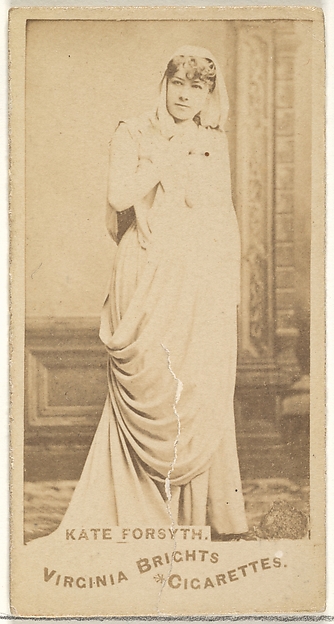 Kate Forsyth, from the Actors and Actresses series (N45, Type 1) for Virginia Brights Cigarettes