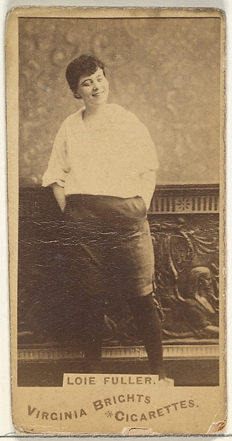 Loie Fuller, from the Actors and Actresses series (N45, Type 1) for Virginia Brights Cigarettes