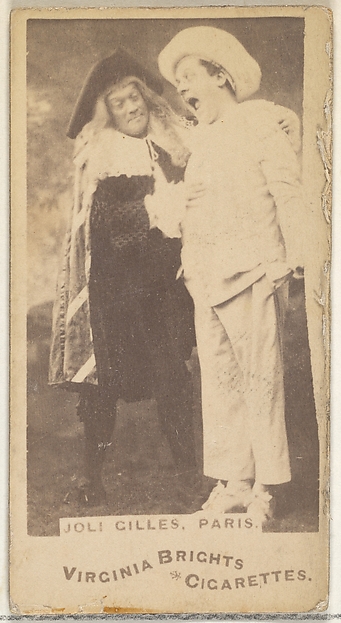 Joli Gilles, Paris, from the Actors and Actresses series (N45, Type 1) for Virginia Brights Cigarettes