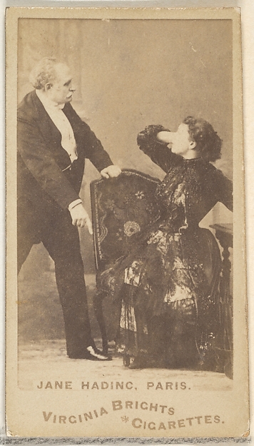 Jane Hading, Paris, from the Actors and Actresses series (N45, Type 1) for Virginia Brights Cigarettes