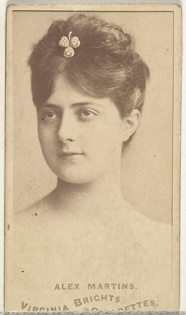 Alex Martins, from the Actors and Actresses series (N45, Type 1) for Virginia Brights Cigarettes