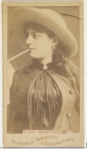 Alex Martins, from the Actors and Actresses series (N45, Type 1) for Virginia Brights Cigarettes