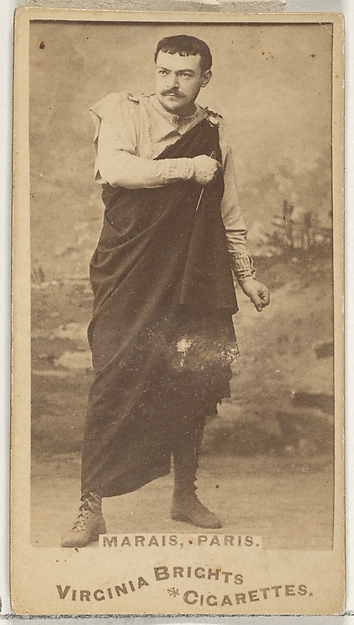 Marais, Paris, from the Actors and Actresses series (N45, Type 1) for Virginia Brights Cigarettes