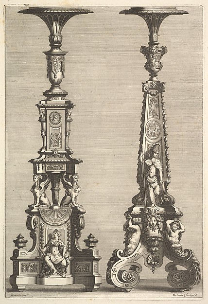 Two Torchères