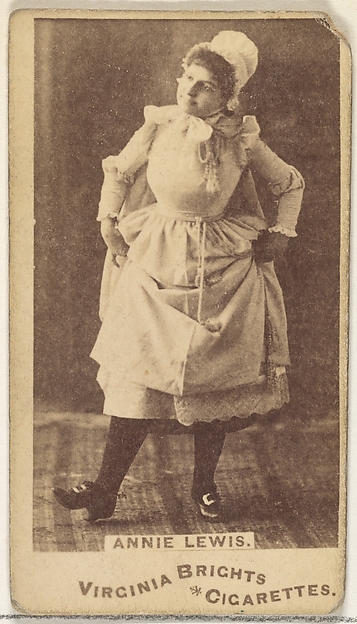 Annie Lewis, from the Actors and Actresses series (N45, Type 1) for Virginia Brights Cigarettes