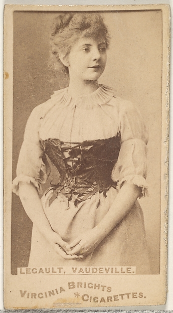 Legault, Vaudeville, from the Actors and Actresses series (N45, Type 1) for Virginia Brights Cigarettes