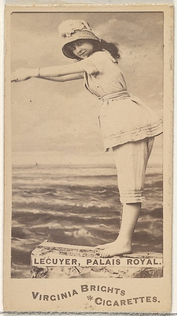 Lecuyer, Palais Royal, from the Actors and Actresses series (N45, Type 1) for Virginia Brights Cigarettes