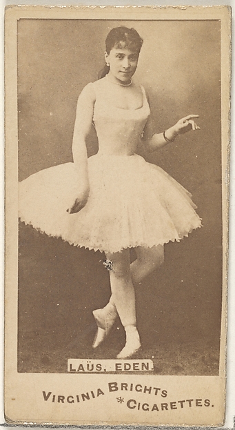 Laus, Eden, from the Actors and Actresses series (N45, Type 1) for Virginia Brights Cigarettes