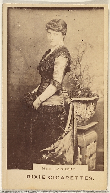 Mrs. Langtry, from the Actors and Actresses series (N45, Type 1) for Dixie Cigarettes