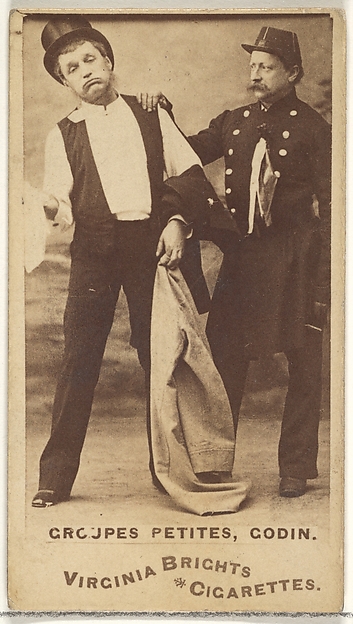 Groupes Petites, Godin, from the Actors and Actresses series (N45, Type 1) for Virginia Brights Cigarettes