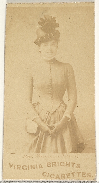 Mrs. Brown Potter, from the Actors and Actresses series (N45, Type 1) for Virginia Brights Cigarettes
