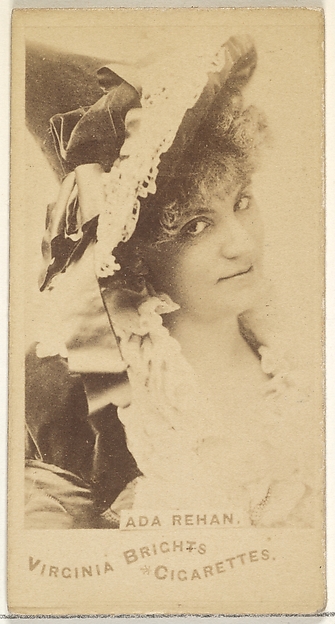 Ada Rehan, from the Actors and Actresses series (N45, Type 1) for Virginia Brights Cigarettes