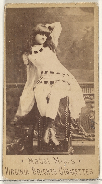 Mabel Miers, from the Actors and Actresses series (N45, Type 1) for Virginia Brights Cigarettes