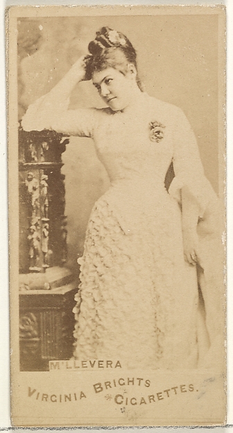 M'lle Vera, from the Actors and Actresses series (N45, Type 1) for Virginia Brights Cigarettes