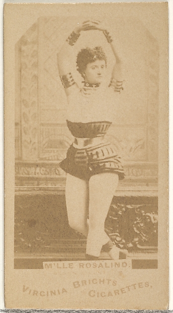 M'lle Rosalind, from the Actors and Actresses series (N45, Type 1) for Virginia Brights Cigarettes