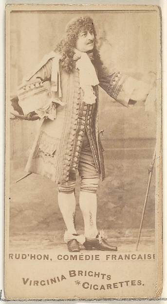 Prud'hon, Comedie Francaise, from the Actors and Actresses series (N45, Type 1) for Virginia Brights Cigarettes