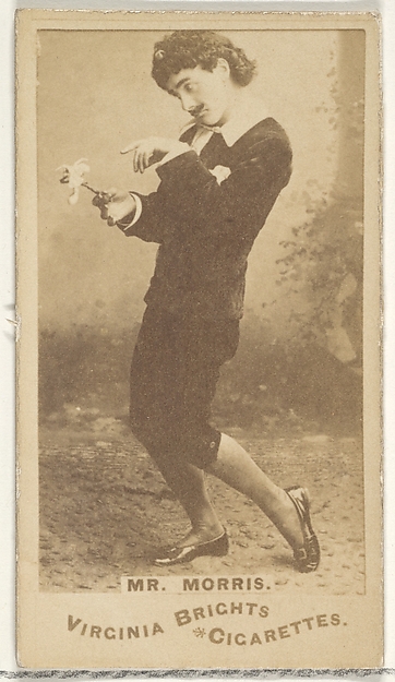 Mr. Morris, from the Actors and Actresses series (N45, Type 1) for Virginia Brights Cigarettes