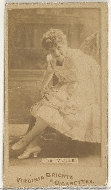 Ida Mulle, from the Actors and Actresses series (N45, Type 1) for Virginia Brights Cigarettes