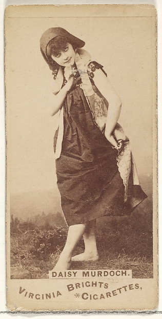 Daisy Murdoch, from the Actors and Actresses series (N45, Type 1) for Virginia Brights Cigarettes