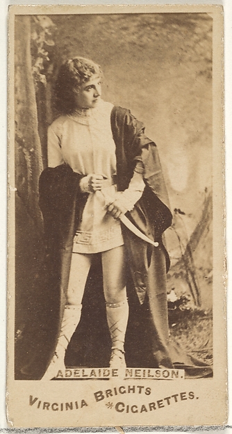 Adelaide Neilson, from the Actors and Actresses series (N45, Type 1) for Virginia Brights Cigarettes