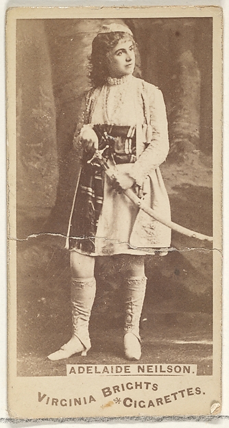 Adelaide Neilson, from the Actors and Actresses series (N45, Type 1) for Virginia Brights Cigarettes