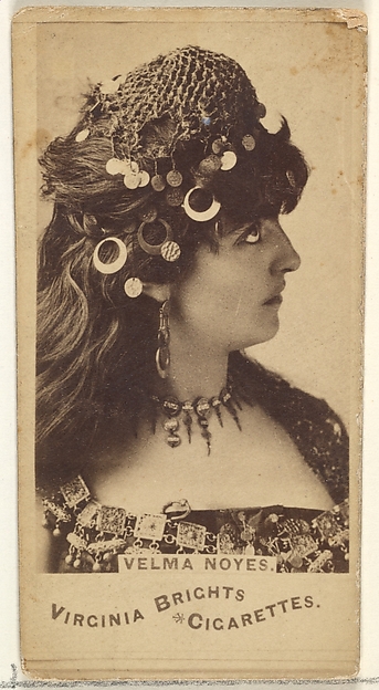 Velma Noyes, from the Actors and Actresses series (N45, Type 1) for Virginia Brights Cigarettes