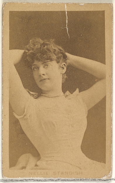 Nellie Standish, from the Actors and Actresses series (N45, Type 1) for Virginia Brights Cigarettes by Allen & Ginter, The Metropolitan Museum of Art