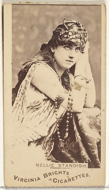 Nellie Standish, from the Actors and Actresses series (N45, Type 1) for Virginia Brights Cigarettes