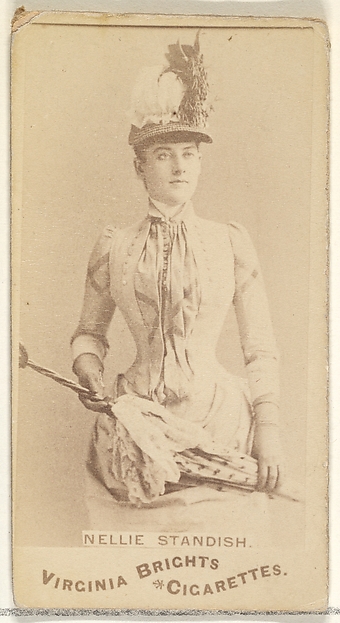 Nellie Standish, from the Actors and Actresses series (N45, Type 1) for Virginia Brights Cigarettes