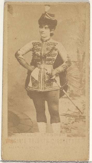 Nellie Standish, from the Actors and Actresses series (N45, Type 1) for Virginia Brights Cigarettes