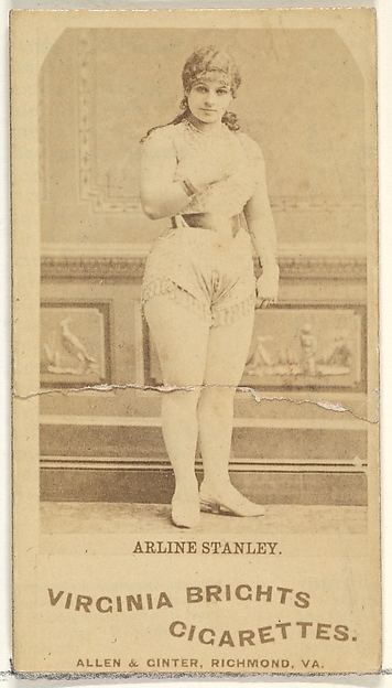 Arline Stanley, from the Actors and Actresses series (N45, Type 1) for Virginia Brights Cigarettes by Allen & Ginter, The Metropolitan Museum of Art