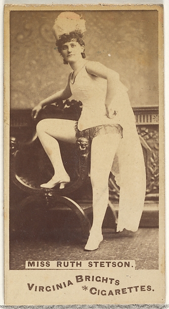 Miss Ruth Stetson, from the Actors and Actresses series (N45, Type 1) for Virginia Brights Cigarettes