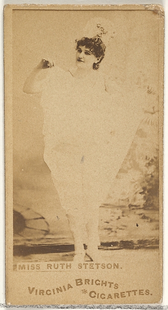 Miss Ruth Stetson, from the Actors and Actresses series (N45, Type 1) for Virginia Brights Cigarettes