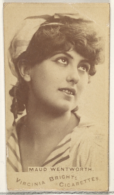 Maud Wentworth, from the Actors and Actresses series (N45, Type 1) for Virginia Brights Cigarettes