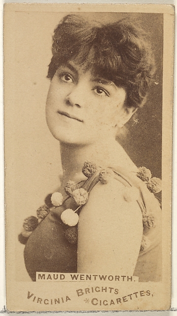 Maud Wentworth, from the Actors and Actresses series (N45, Type 1) for Virginia Brights Cigarettes