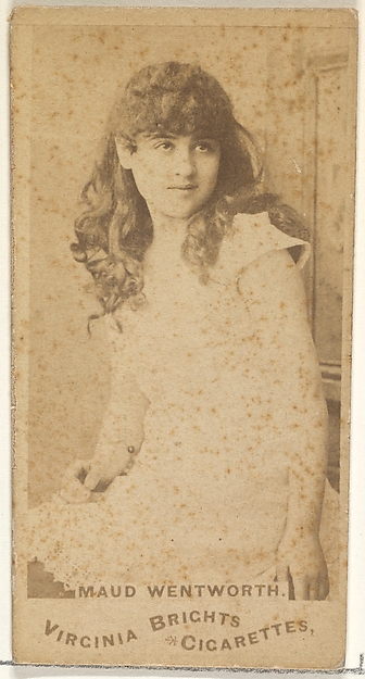 Maud Wentworth, from the Actors and Actresses series (N45, Type 1) for Virginia Brights Cigarettes