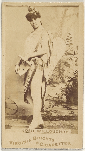 Josie Willoughby, from the Actors and Actresses series (N45, Type 1) for Virginia Brights Cigarettes