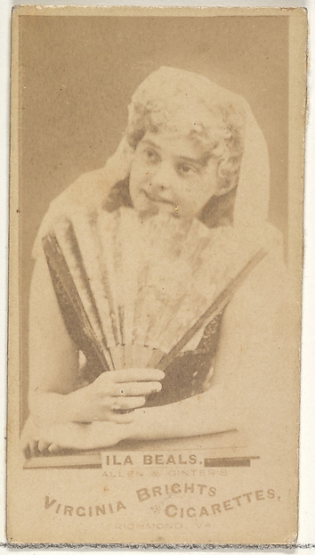 Ila Beals, from the Actors and Actresses series (N45, Type 1) for Virginia Brights Cigarettes