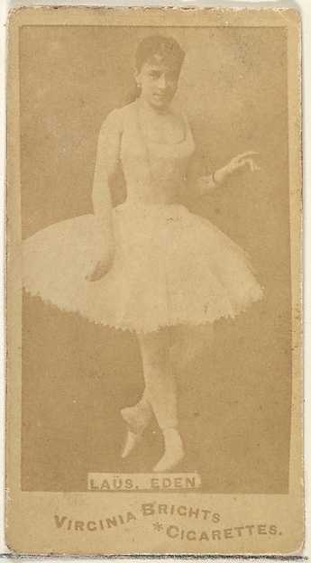 Laus, Eden, from the Actors and Actresses series (N45, Type 1) for Virginia Brights Cigarettes