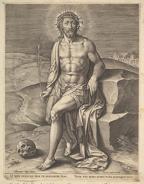 Christ Sitting on the Cold Stone