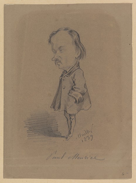 Caricature of Paul Meurice