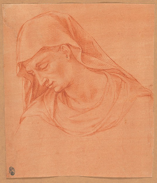 Head of a Mourning Woman in Profile to the Left