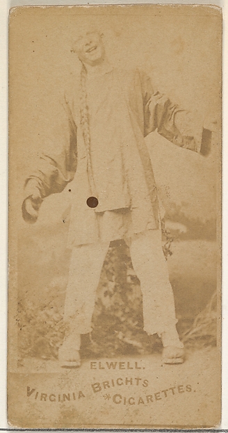 Elwell, from the Actors and Actresses series (N45, Type 1) for Virginia Brights Cigarettes