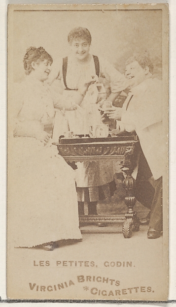 Les Petites, Godin, from the Actors and Actresses series (N45, Type 1) for Virginia Brights Cigarettes