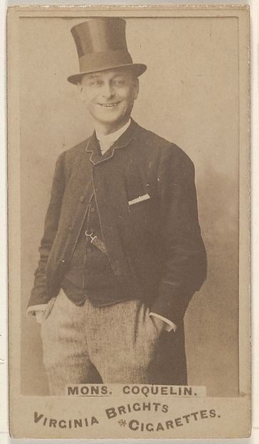 Monsieur Coquelin, from the Actors and Actresses series (N45, Type 1) for Virginia Brights Cigarettes