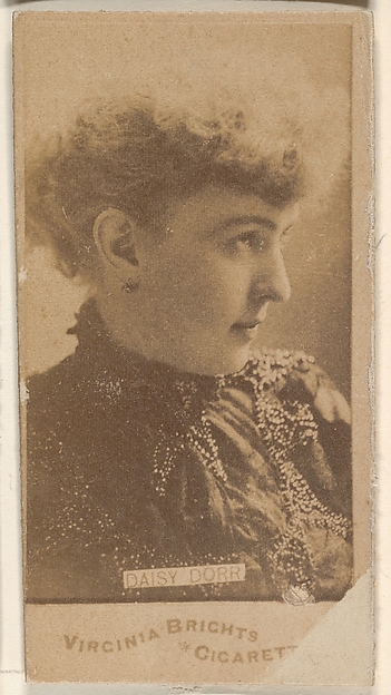 Daisy Dorr, from the Actors and Actresses series (N45, Type 1) for Virginia Brights Cigarettes