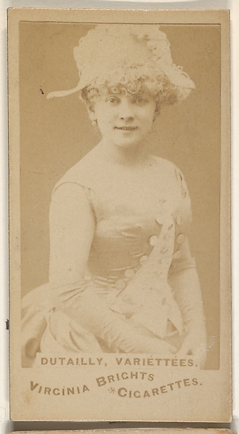 Dutailly, Variettees, from the Actors and Actresses series (N45, Type 1) for Virginia Brights Cigarettes