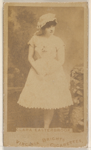 Clara Easterbrook, from the Actors and Actresses series (N45, Type 1) for Virginia Brights Cigarettes