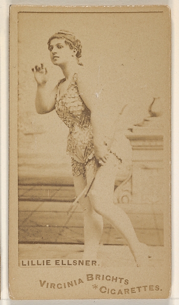Lillie Ellsner, from the Actors and Actresses series (N45, Type 1) for Virginia Brights Cigarettes