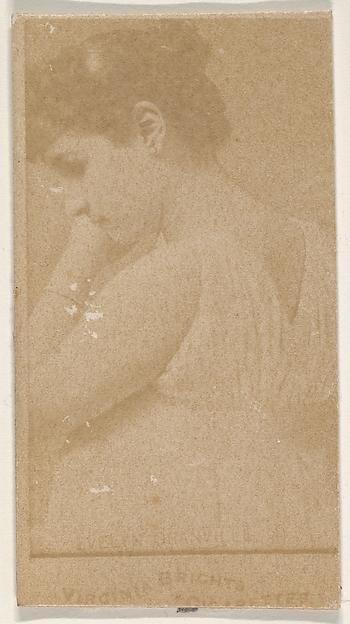 Evelyn Osanville, From the Actors and Actresses series (N45, Type 1) for Virginia Brights Cigarettes